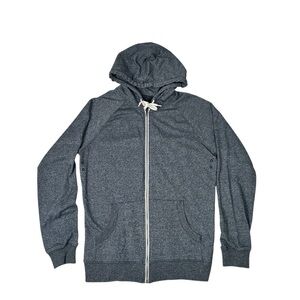 BDG Sweatshirt Womens Medium Hoodie Full Zip Gray Casual Long Sleeve Stretch